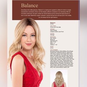 BelleTress Balance Rootbeer Float Blonde NWT other styles wholesale limited time